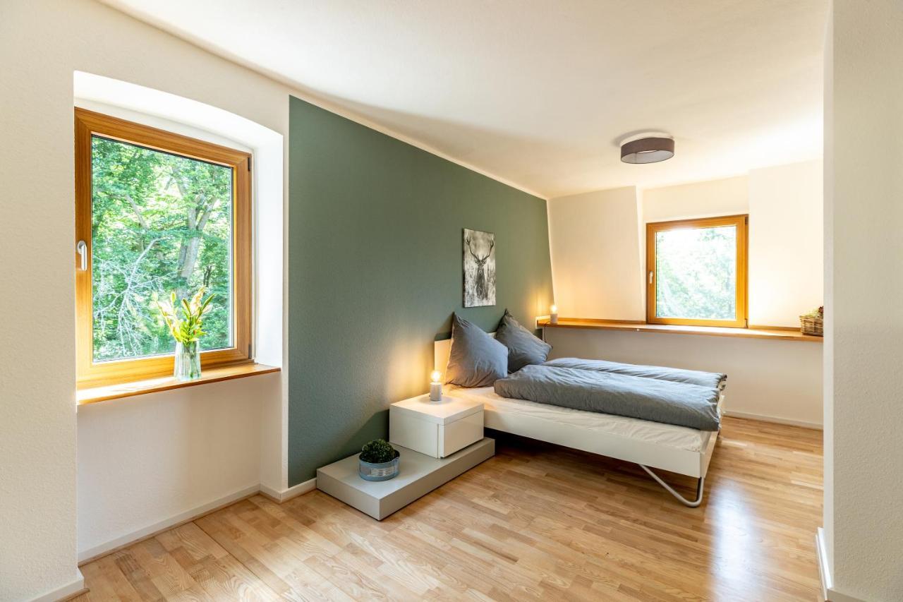 Landhaus Karbach Komplett Oder Einzelne Wohneinheiten Villa Inkl Sauna Bzw Waldhaeuschen Hirten Dış mekan fotoğraf